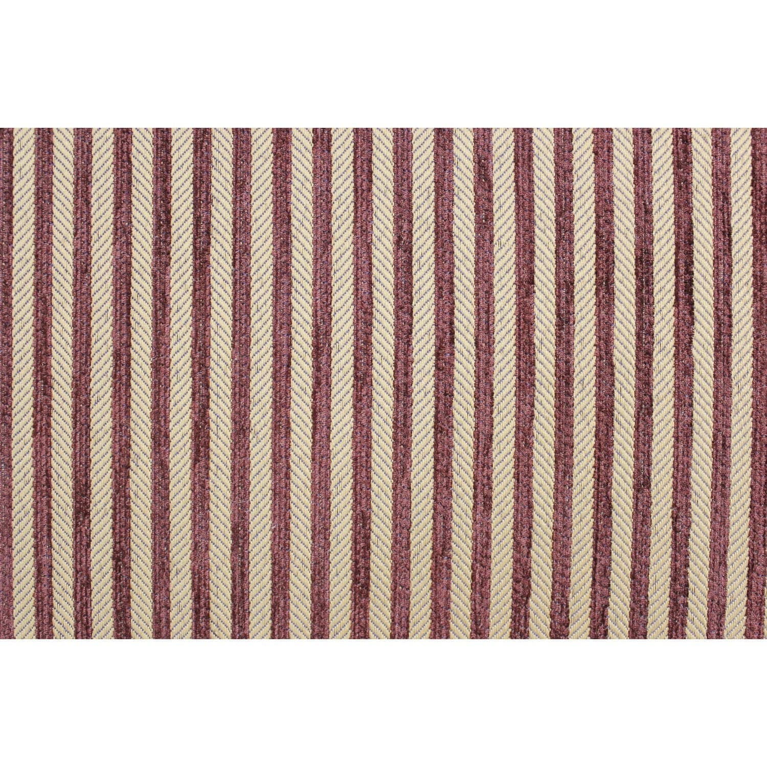 Ethan Allen Club Chair w/Ottoman - Gold & Burgundy - Thumbnail 9