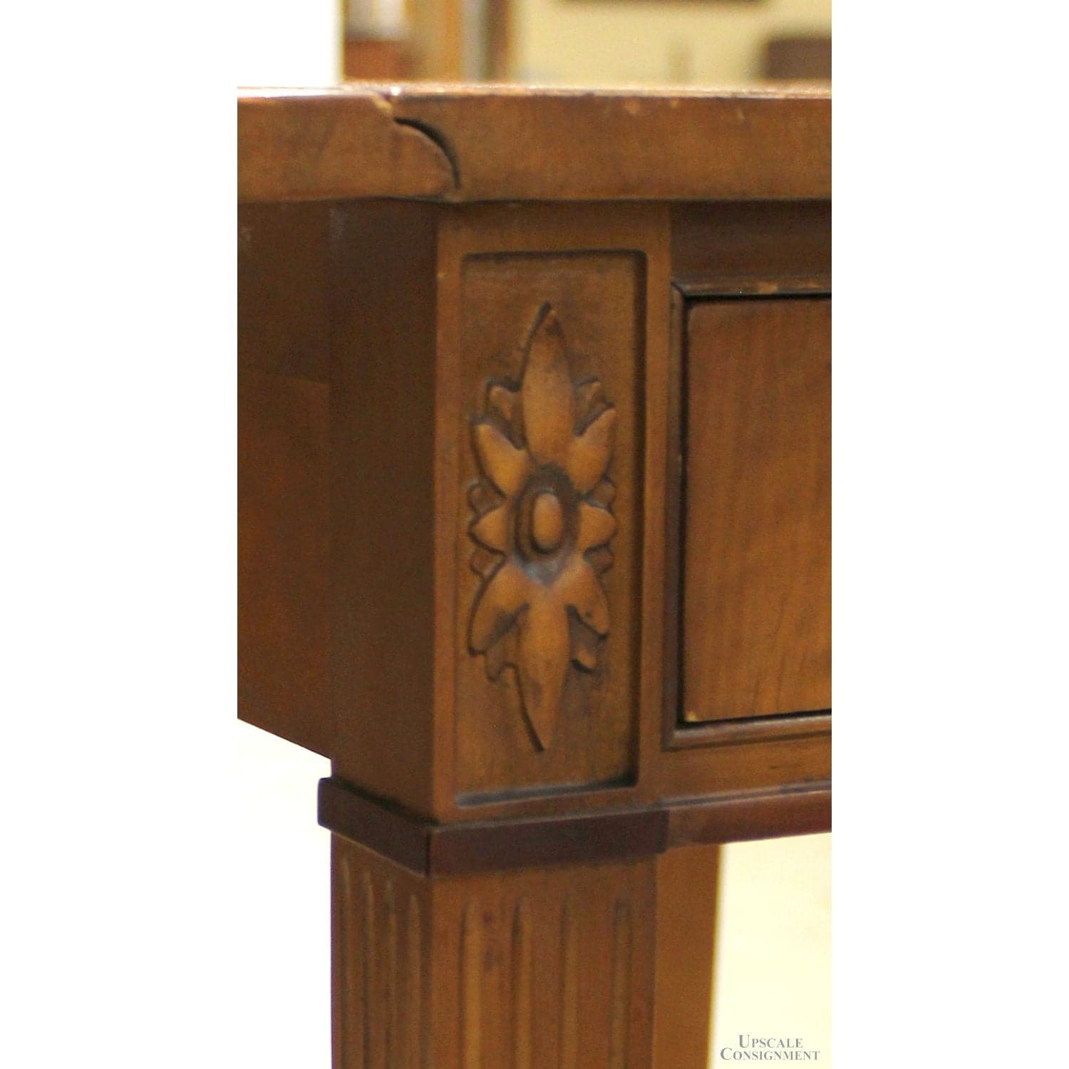 Imperial Furniture Flame Mahogany Drop-Leaf Table - Thumbnail 7