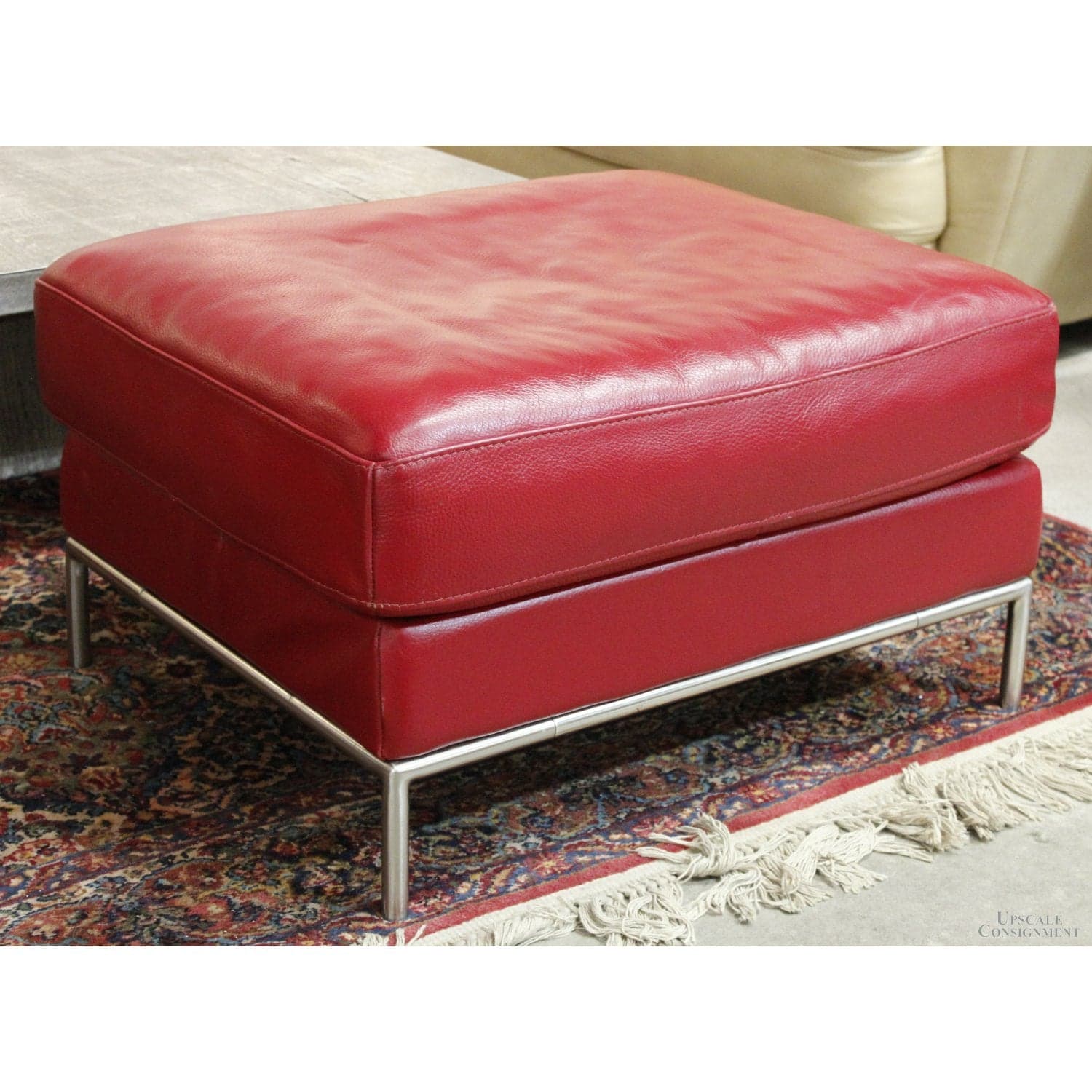 Red Ottoman - Red - Thumbnail 2