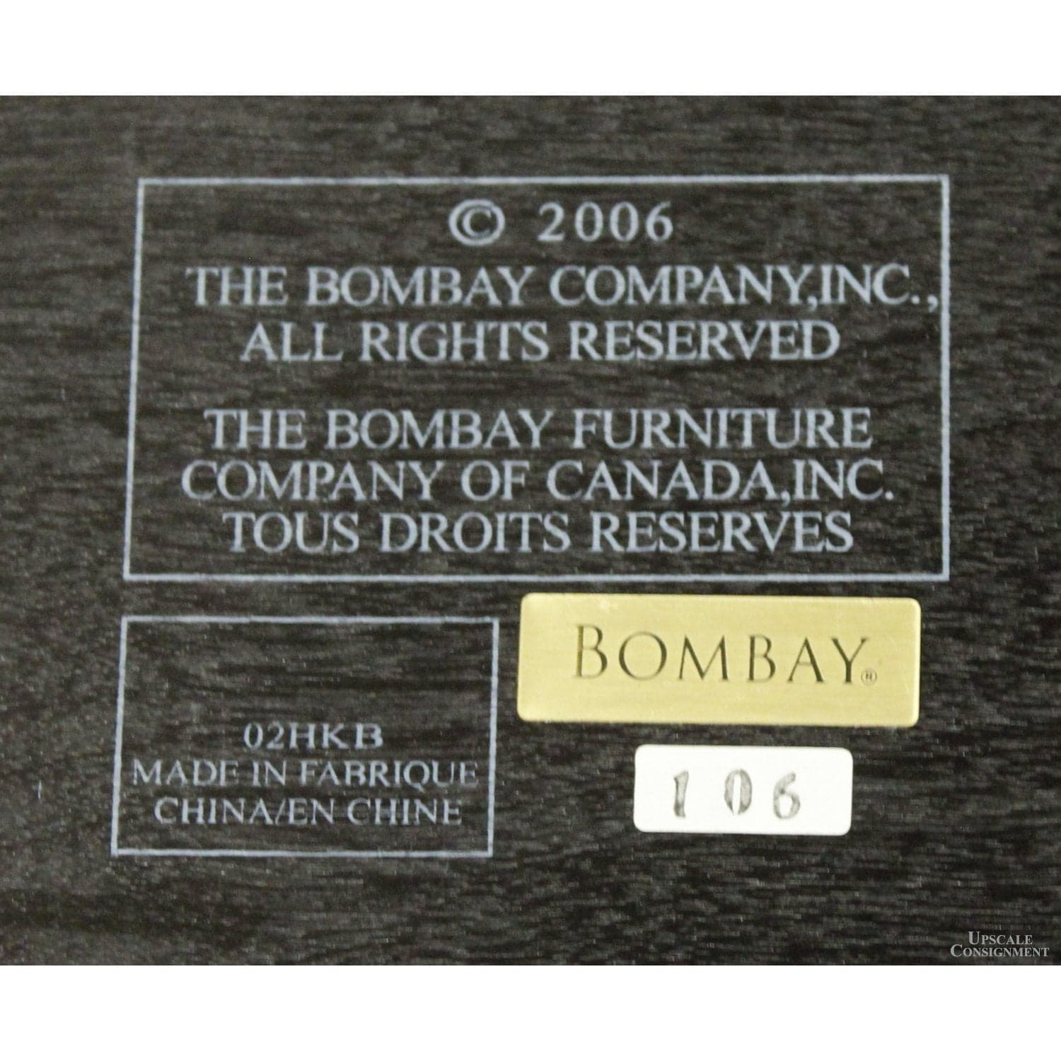 Bombay Co. 3-Tier Accent Table - Thumbnail 4