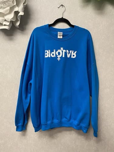 Bipolar Blue Sweatshirt Size 3XL - Thumbnail 3