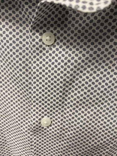 Kenneth Cole Awearness Blue/White Shirt Button Up Long Sleeve Mens Size XXL Slim - Thumbnail 6