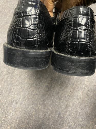 Stacy Adams Men's Leather Lace Up Cap Toe Oxfords Black Dress Shoe Size 8.5 - Thumbnail 10