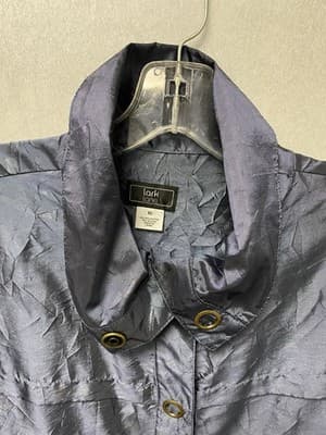 Lark Lane Denim Blue Jacket Size 16 - Thumbnail 2