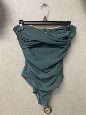 Merona Green Strapless 1pc Swimsuit Size Medium - Image 1