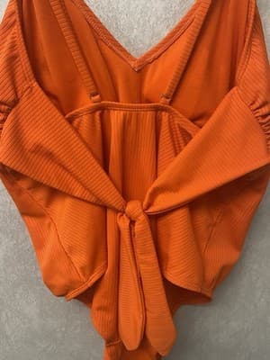 Xhilaration Orange 1pc Swimsuit Size XL - Thumbnail 4
