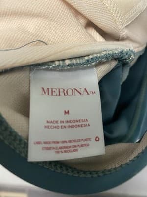 Merona Green Strapless 1pc Swimsuit Size Medium - Thumbnail 3