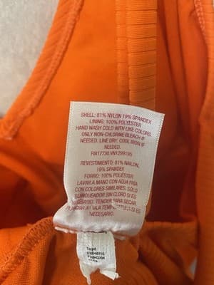 Xhilaration Orange 1pc Swimsuit Size XL - Thumbnail 6