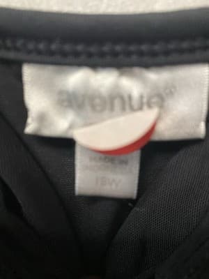 Avenue Green/Black/White 1pc Swimsuit Size 18W - Thumbnail 4