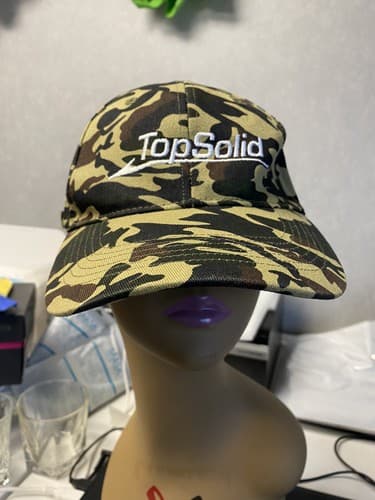 Top Solid Camo Hat Cap Adjustable - Image 1