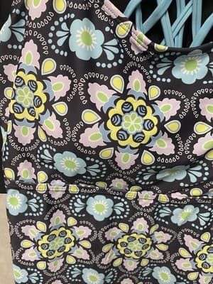 Navy/ Lite Blue 2pc Swimsuit W/ Boy Shorts Size 3X - Thumbnail 2