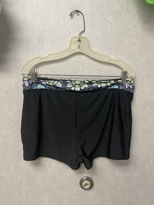 Navy/ Lite Blue 2pc Swimsuit W/ Boy Shorts Size 3X - Thumbnail 3