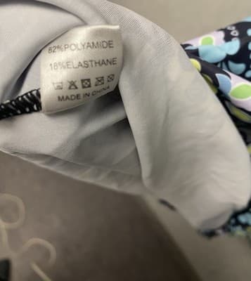 Navy/ Lite Blue 2pc Swimsuit W/ Boy Shorts Size 3X - Thumbnail 6