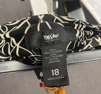 Mossino Black/Beige Skirt Size 18 - Thumbnail 6