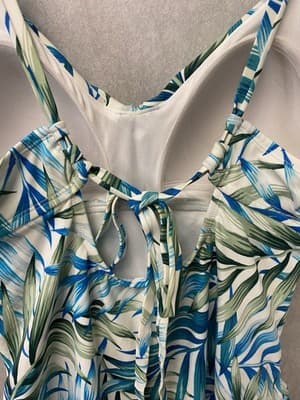 Time And Tru Green/Blue 1pc Swimsuit Size 1X (16W-18W) - Thumbnail 9