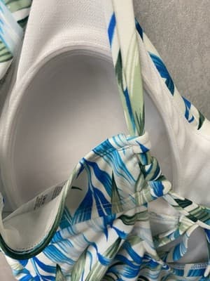 Time And Tru Green/Blue 1pc Swimsuit Size 1X (16W-18W) - Thumbnail 4