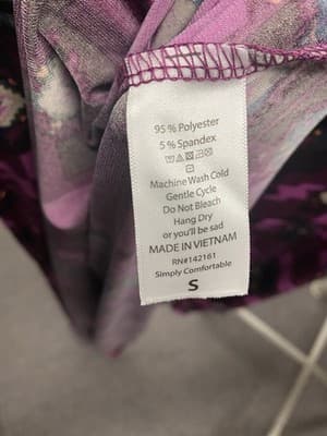 LuLaRoe Purple Multi Maxi Skirt Size Small - Thumbnail 6