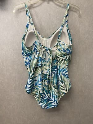 Time And Tru Green/Blue 1pc Swimsuit Size 1X (16W-18W) - Thumbnail 8