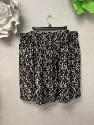 Mossino Black/Beige Skirt Size 18 - Thumbnail 3