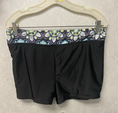 Navy/ Lite Blue 2pc Swimsuit W/ Boy Shorts Size 3X - Thumbnail 8