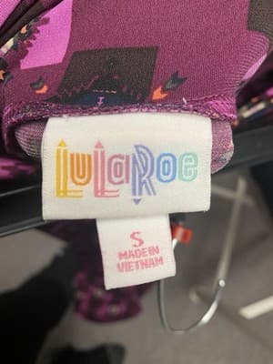 LuLaRoe Purple Multi Maxi Skirt Size Small - Thumbnail 5