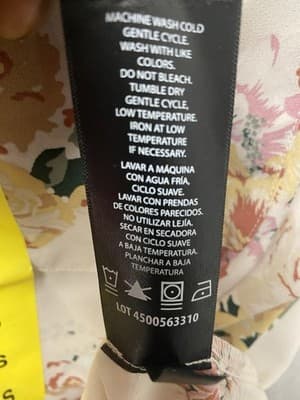 David Britton Ivory Floral Blouse Size Small - Thumbnail 4