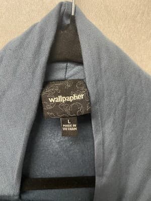 Wallpapher Green Cardigan Sweater Size Large - Thumbnail 4