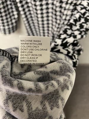 WoWo Black/White Houndstooth Faux Leather Block Dress Size 1XL - Thumbnail 8