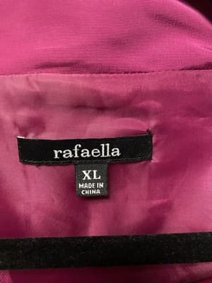 Rafaella Fushia 3/4 Length Sleeve Jacket Size XL - Thumbnail 5