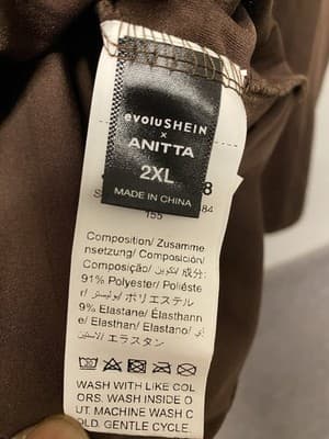 SHEIN Brown Annitta Bodysuit Size 2XL - Thumbnail 5