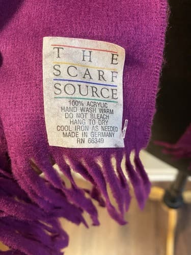 The Scarf Source Plum Scarf - Thumbnail 4
