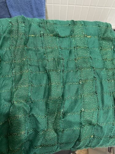 Bellisima Green/Gold Infinity Scarf - Thumbnail 6