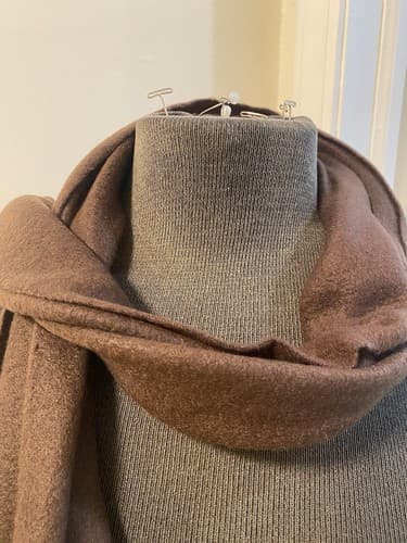 The Scarf Source Brown Fringed Scarf - Thumbnail 2