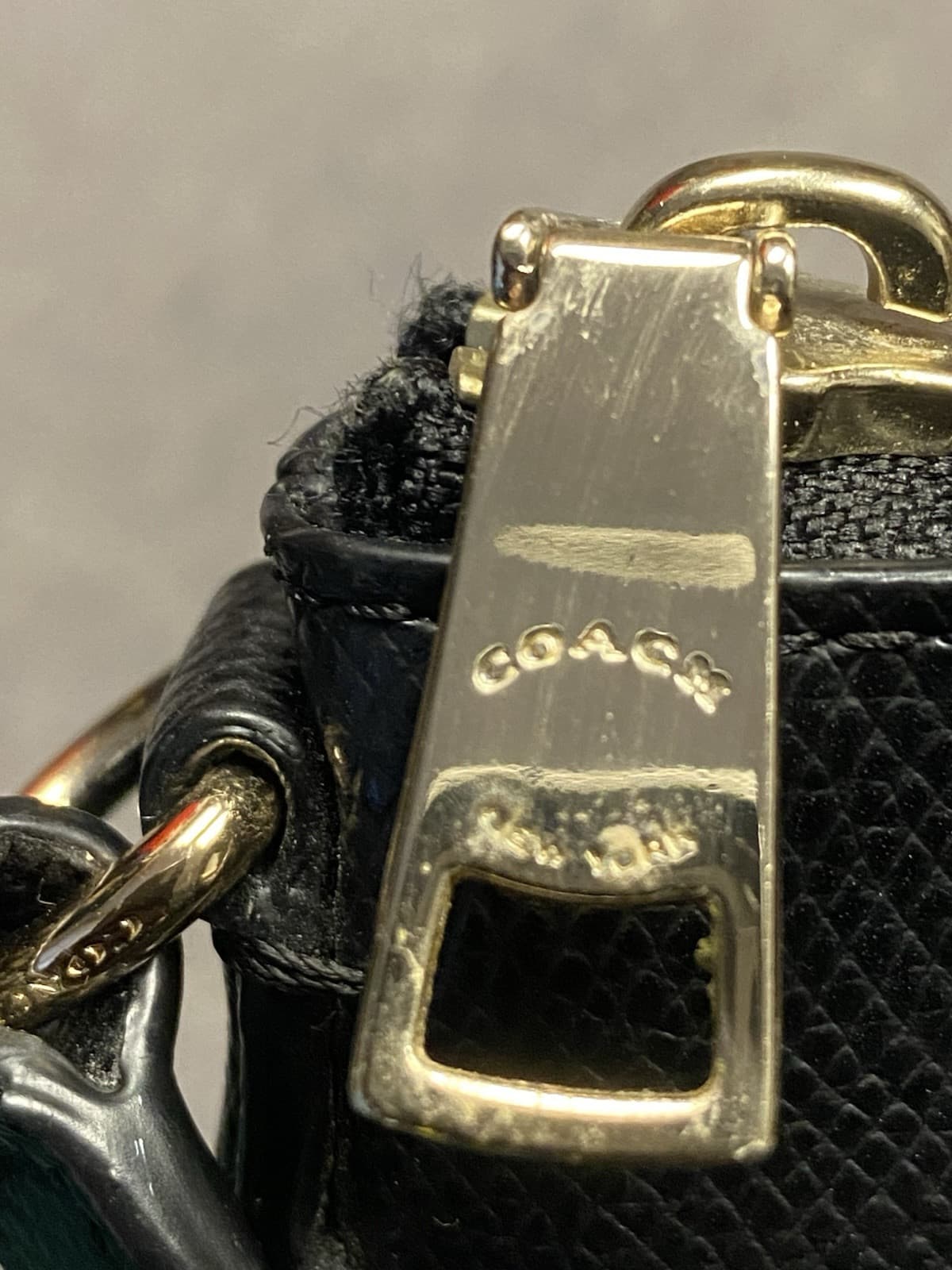 Coach Crossgrain Black Crossbody- W/O Xtra Pouch - Thumbnail 5