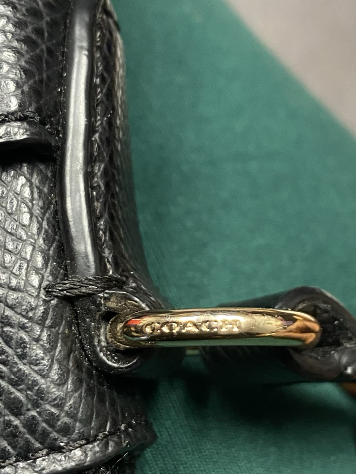 Coach Crossgrain Black Crossbody- W/O Xtra Pouch - Thumbnail 6