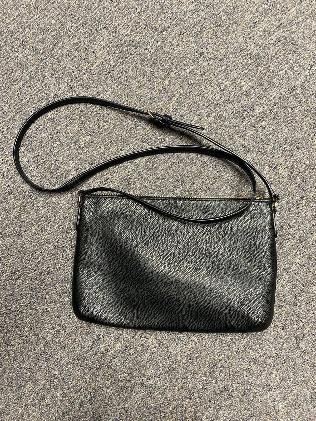Coach Crossgrain Black Crossbody- W/O Xtra Pouch - Thumbnail 4