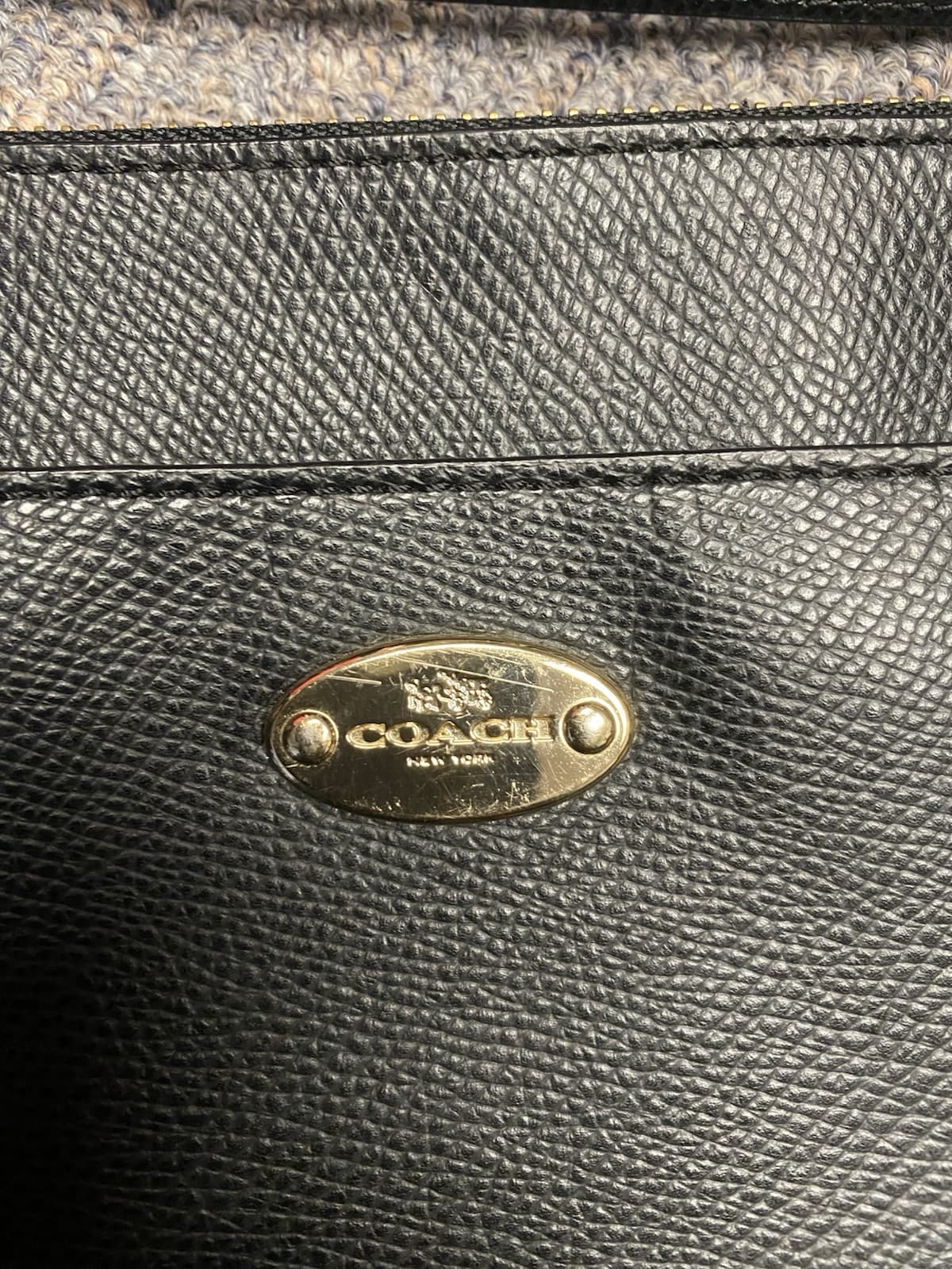 Coach Crossgrain Black Crossbody- W/O Xtra Pouch - Thumbnail 3