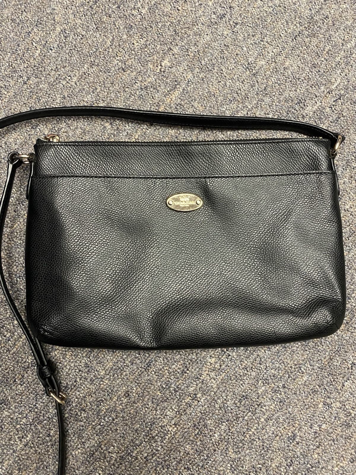 Coach Crossgrain Black Crossbody- W/O Xtra Pouch - Image 1