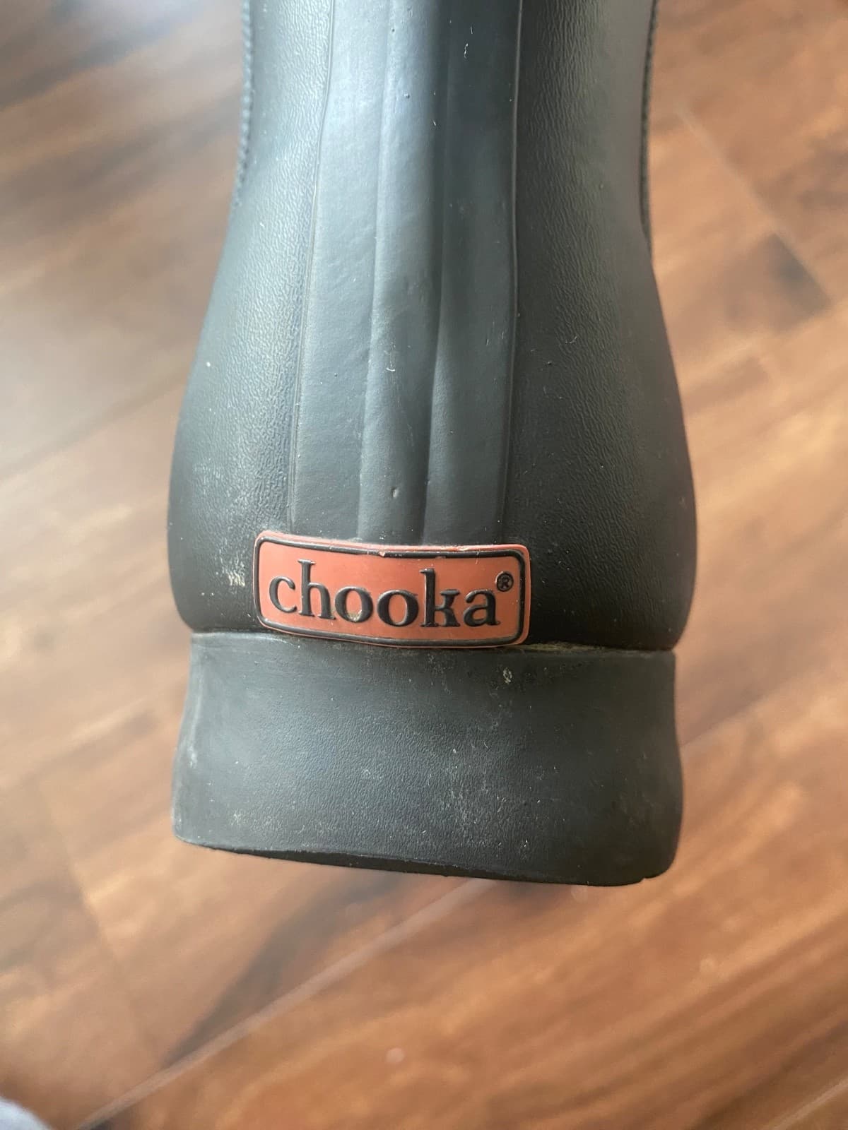 Chooka Rain Boots Women's Delridge Chelsea Black Faux Fur Line Rubber Size 9 - Thumbnail 8