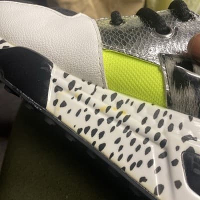 Steve Madden Cliff Platform Heel Sneakers Neon Green Yellow Leopard Womens 8 - Thumbnail 10