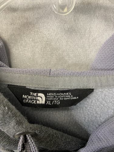 North Face Men's Pullover Hoodie Sweatshirt Medium Gray/ Black Size XL - Thumbnail 5
