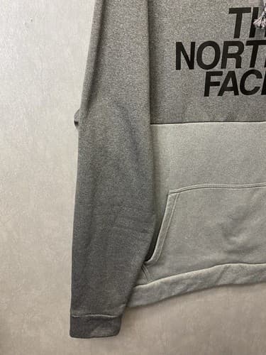 North Face Men's Pullover Hoodie Sweatshirt Medium Gray/ Black Size XL - Thumbnail 4