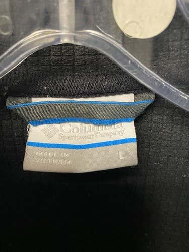 Men's Columbia Barlow Pass Softshell Hybrid Jacket Black & Gray Sportswear Sz L - Thumbnail 4