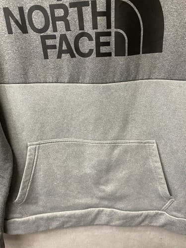 North Face Men's Pullover Hoodie Sweatshirt Medium Gray/ Black Size XL - Thumbnail 3