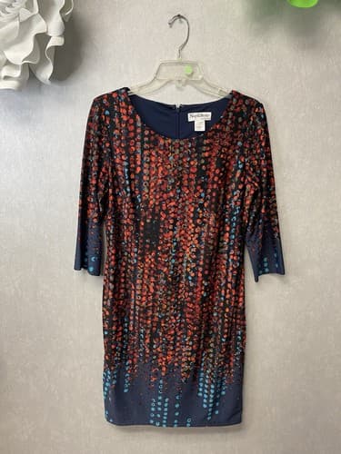 NorthStyle Red Multi Floral Dress Size 8 - Image 1