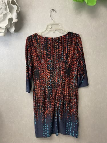 NorthStyle Red Multi Floral Dress Size 8 - Thumbnail 4