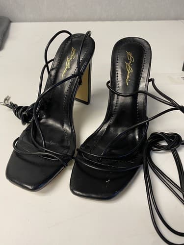 Bai Beiio Black (38, 39, 40, 41) Strappy Shoes - Image 1