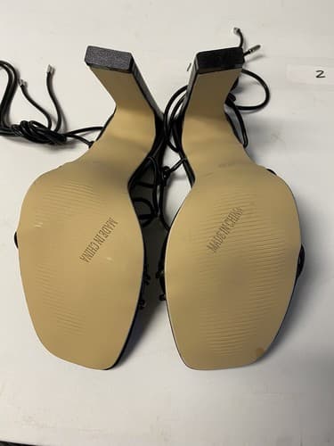 Bai Beiio Black (38, 39, 40, 41) Strappy Shoes - Thumbnail 8