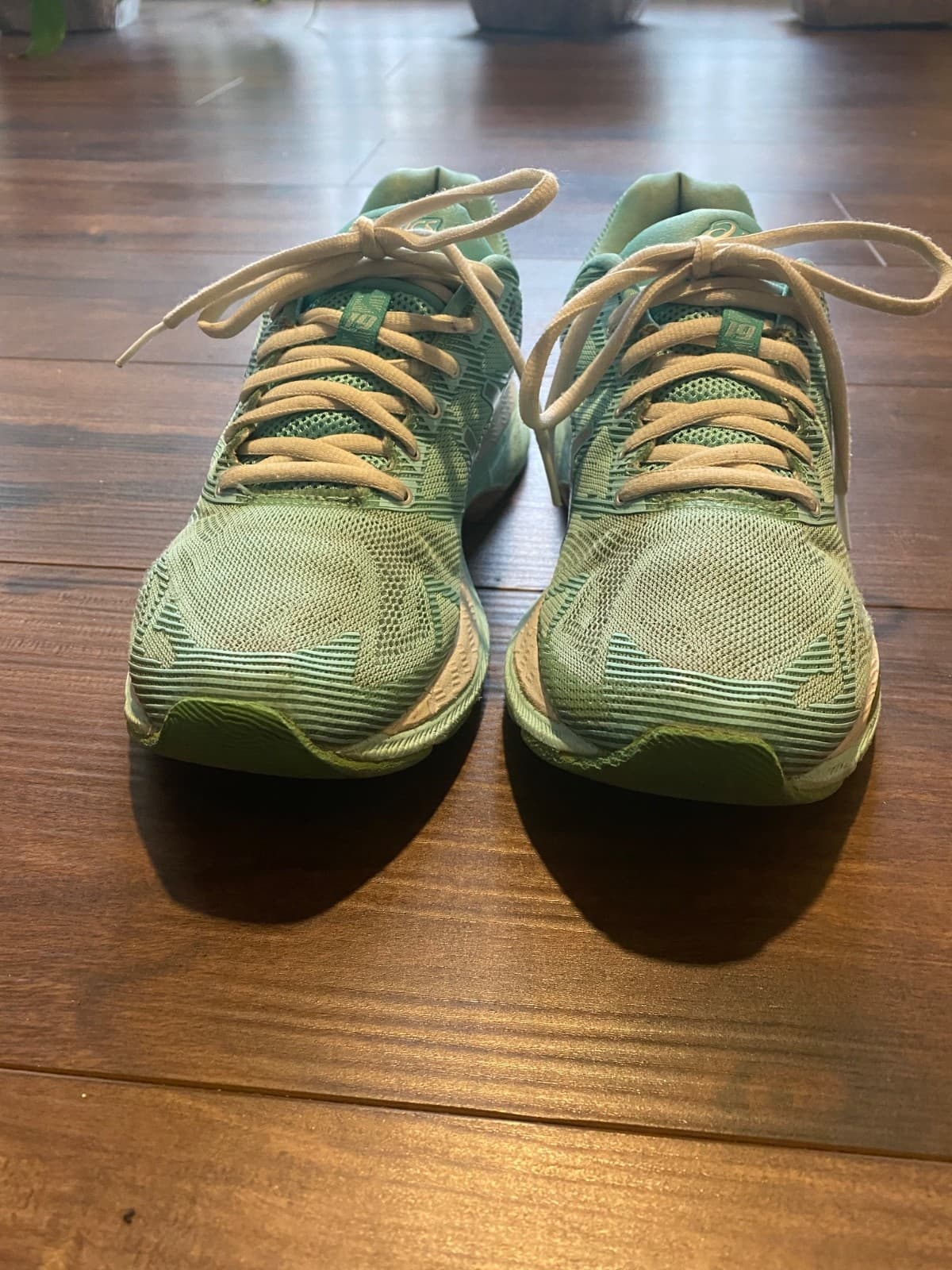 Asics Gel Nimbus 19 Flyte Foam Women's Running Shoes Mint Silver T750Q Size 8.5 - Thumbnail 4