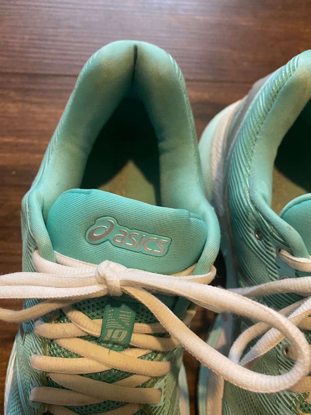 Asics Gel Nimbus 19 Flyte Foam Women's Running Shoes Mint Silver T750Q Size 8.5 - Thumbnail 5